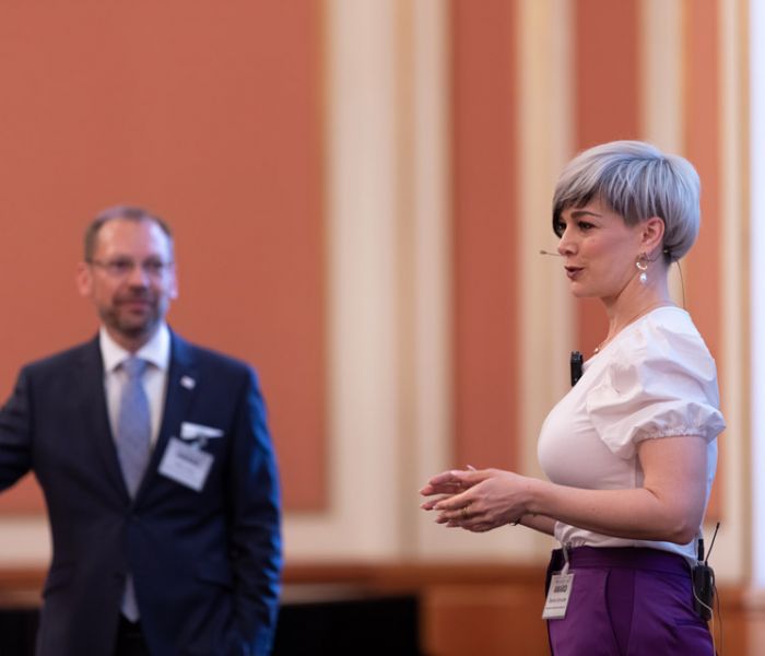 mediola im Rampenlicht: Preisverleihung im Berliner Roten Rathaus für die wegweisende Matter Bridge Plattform. (Foto: Smart Home Deutschland Award)