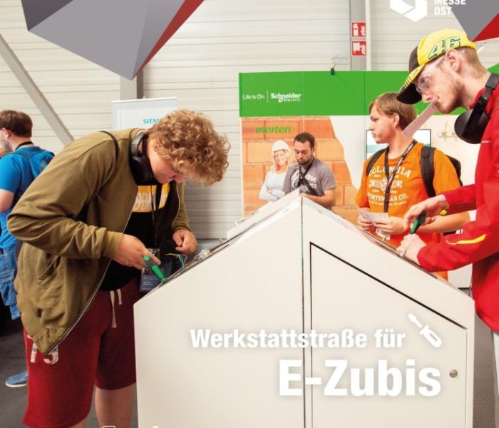 Große, innovative FEGA & Schmitt-Werkstattstraße für "E-Zubis" (Foto: FEGA & Schmitt Elektrogroßhandel GmbH)